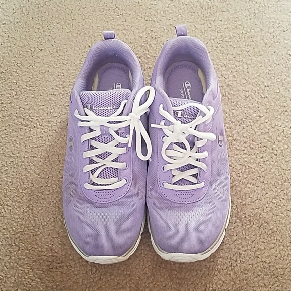 pink champion tennis shoes